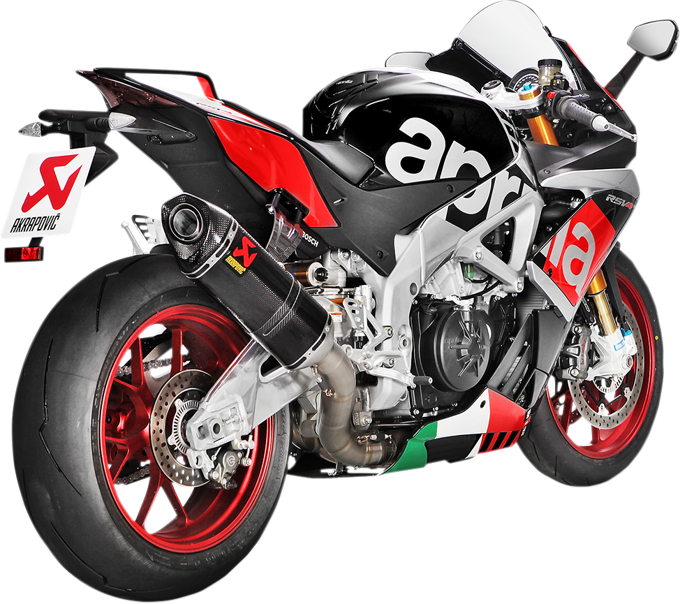 Akrapovic Evolution Exhaust - Titanium/Carbon Fiber