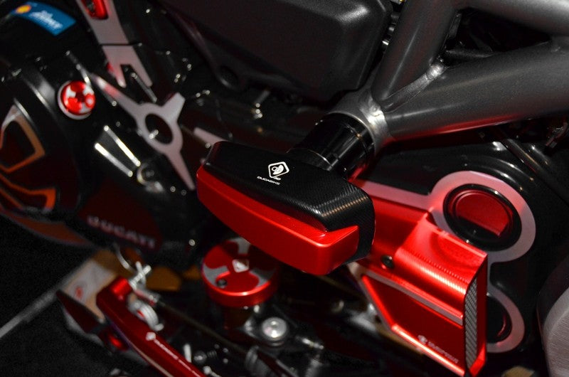 Ducabike DBK Ptxdv01 Xdiavel Protection Frame - BLACK-RED
