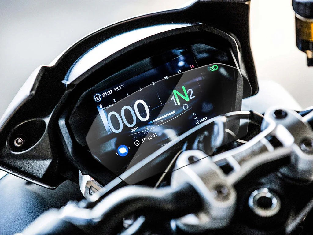 Shieldotron Triumph Speed Triple 2018+, Street Triple R / RS 2017+, Tiger 800 / 1200 Explorer 2018+