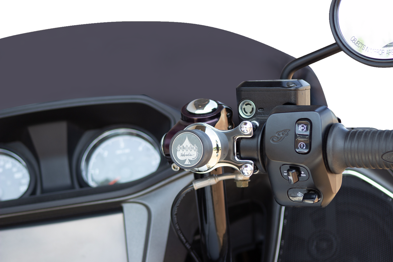 Klock Werks iOmount™ For Indian - Ambidextrous Mount - Chrome - Challenger/Pursuit