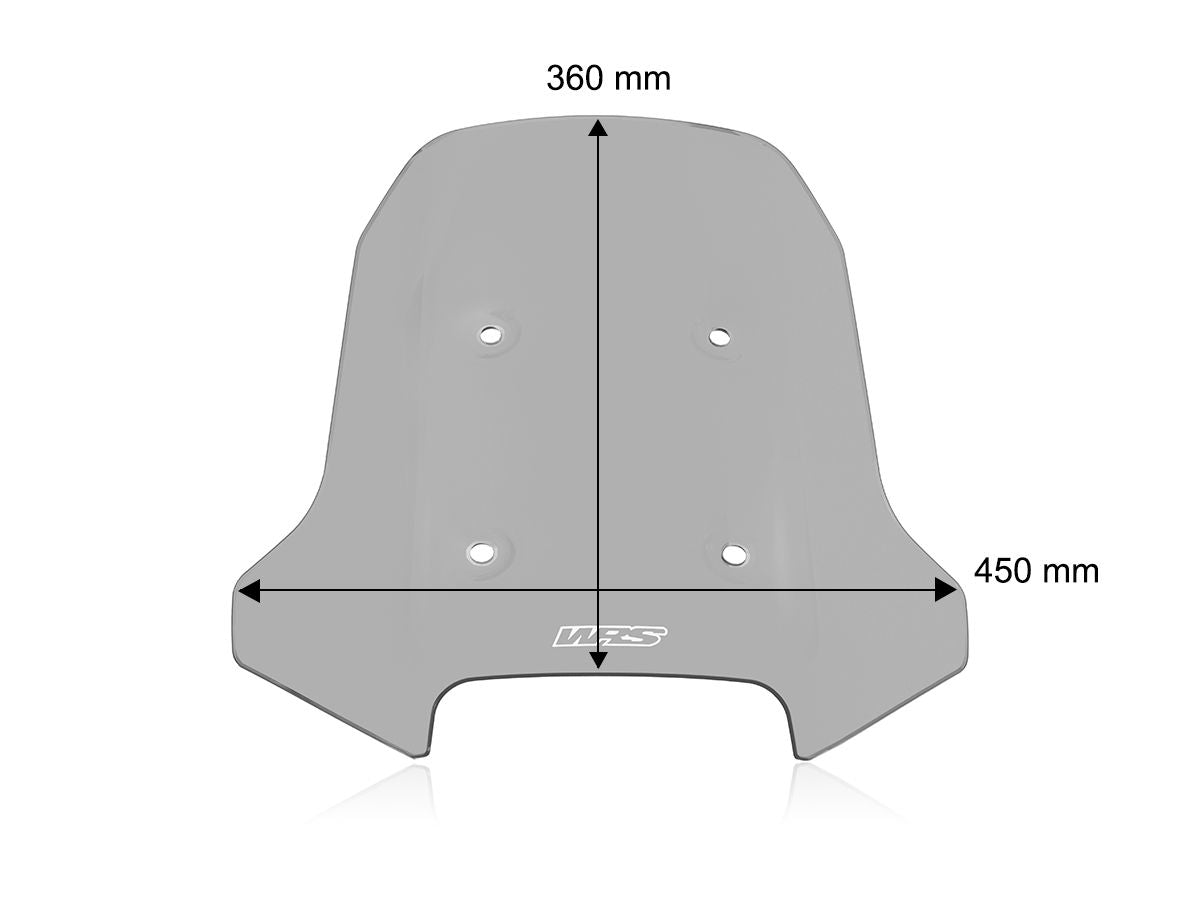 WRS Touring Windscreen CF Moto 450 MT 2024-2026