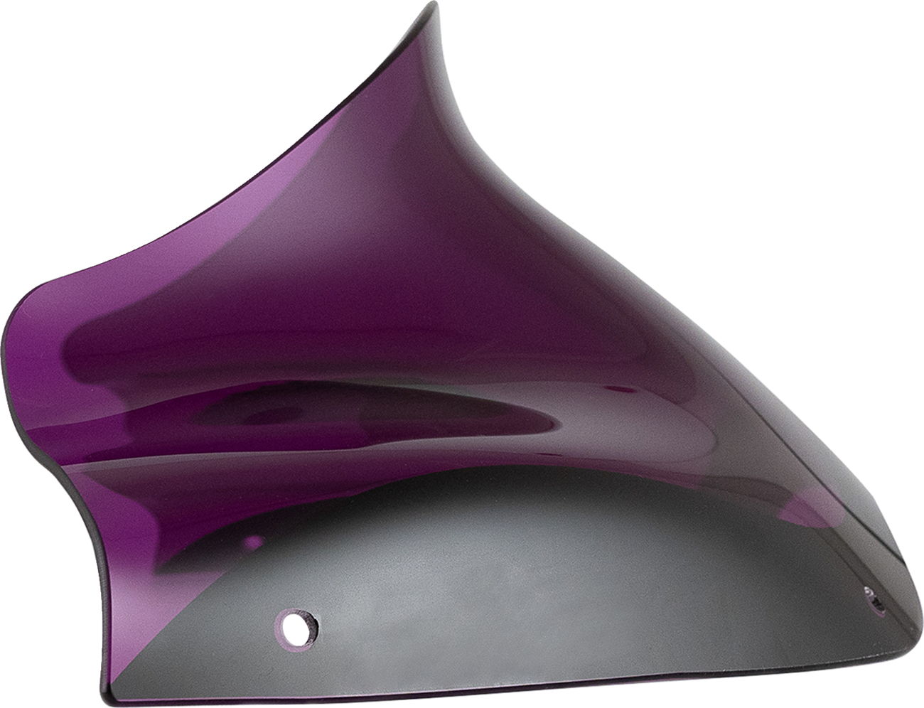 Klock Werks Kolor Flare® Windshield - 8" - Purple - '98-'13 FLTR