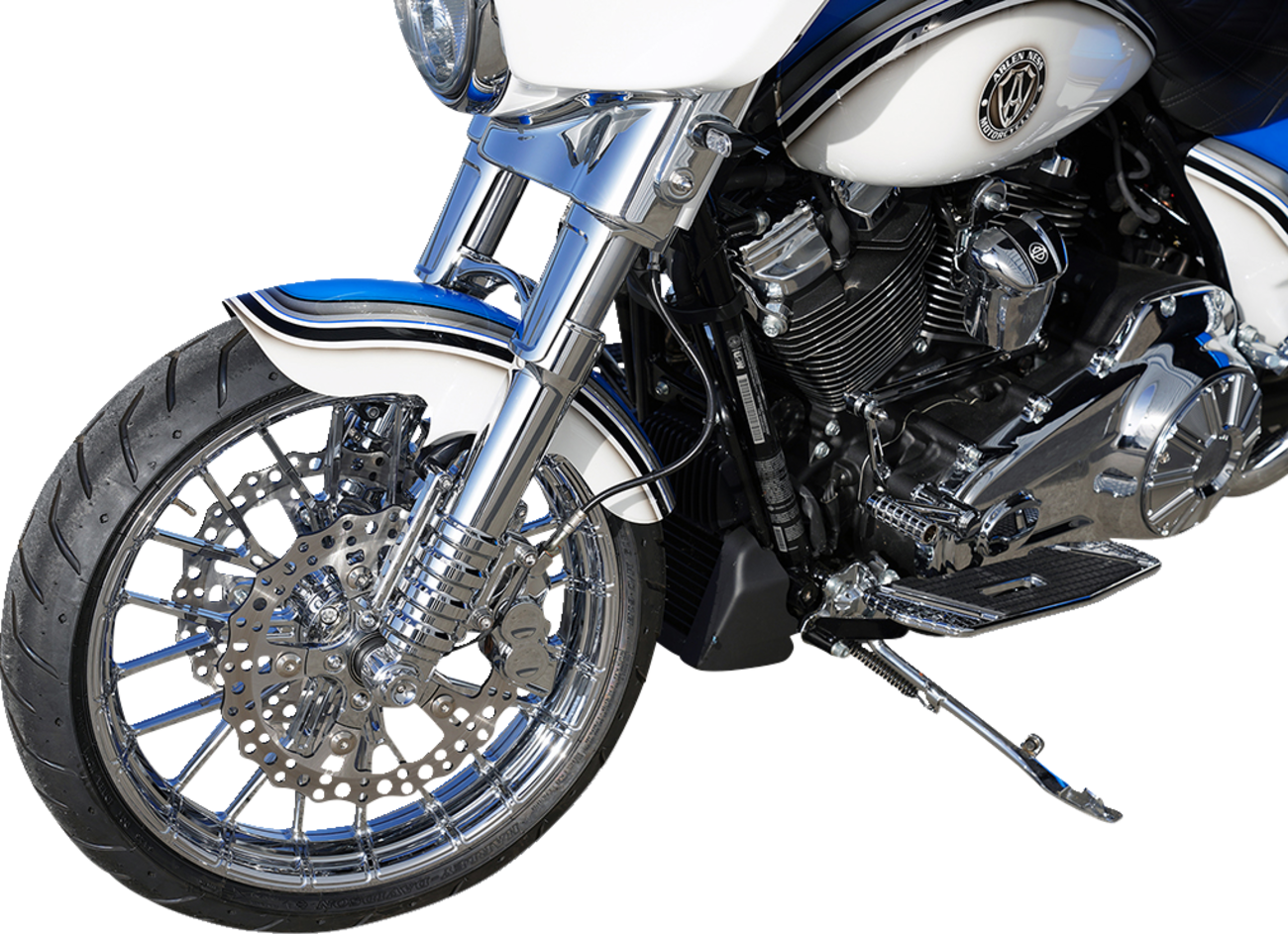Arlen NESS Fork Legs - 49 MM - Chrome - For Factory Brake Caliper