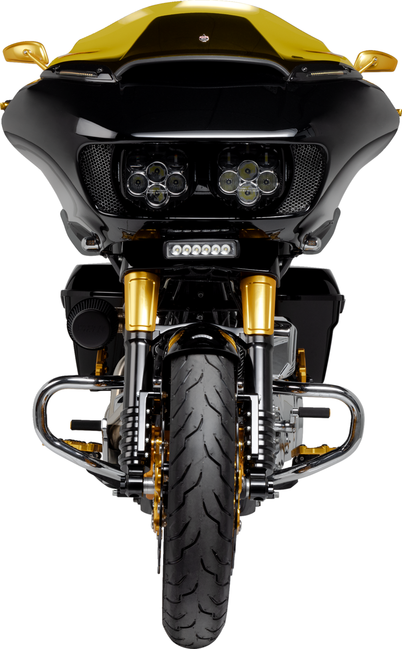 Custom Dynamics Windshield Trim - Sequential Turn Signal - Black