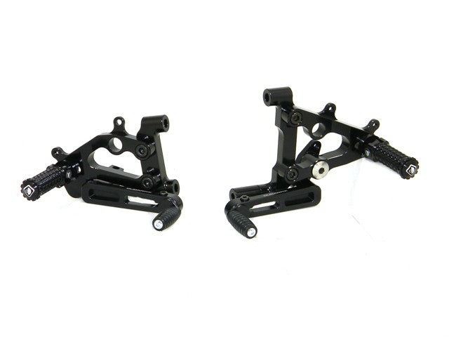 Ducabike DBK PR119902 Adjustable Rearset 8991199 Panigale - BLACK-BLACK