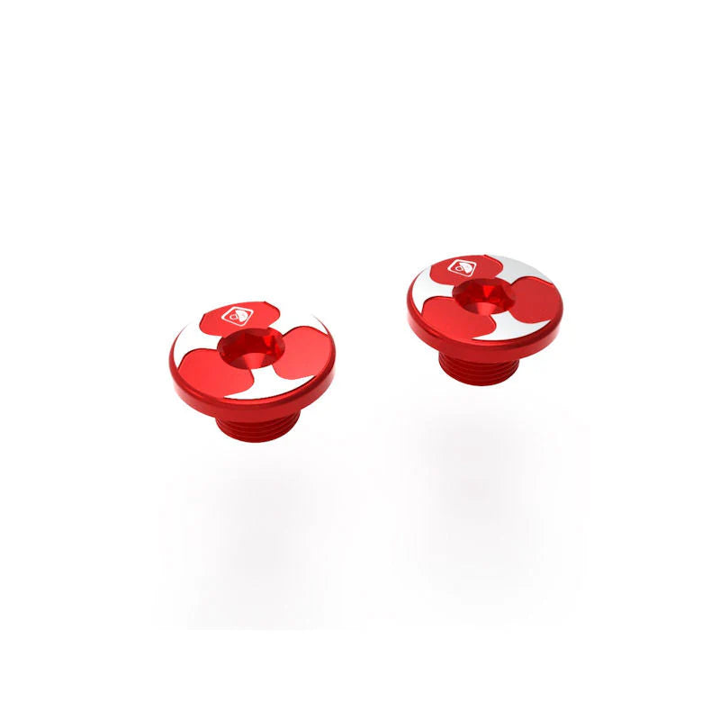 Ducabike DBK Central Swing Arm Pivot Caps For Ducati Diavel V4 - Red