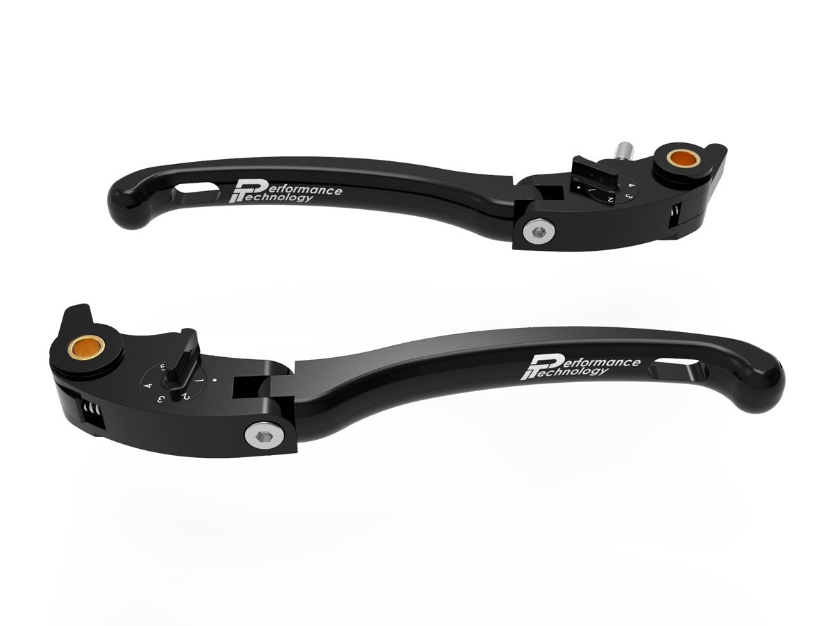 Ducabike DBK LE17 Brake / Clutch Adjustable Levers Eco GP 1 - BLACK-BLACK