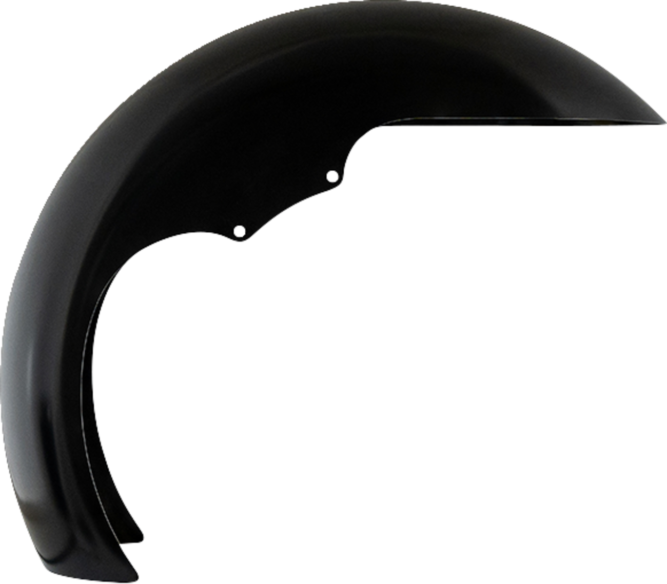 Klock Werks Level Front Fender - Black - 16"-19" - HD Touring