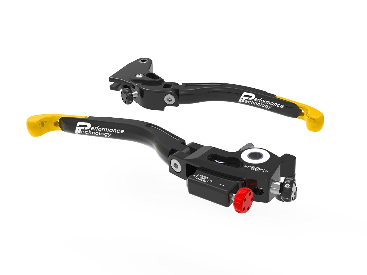 Ducabike DBK L35 Ultimate Triumph Brake + Clutch Levers Double Adjustment - GOLD
