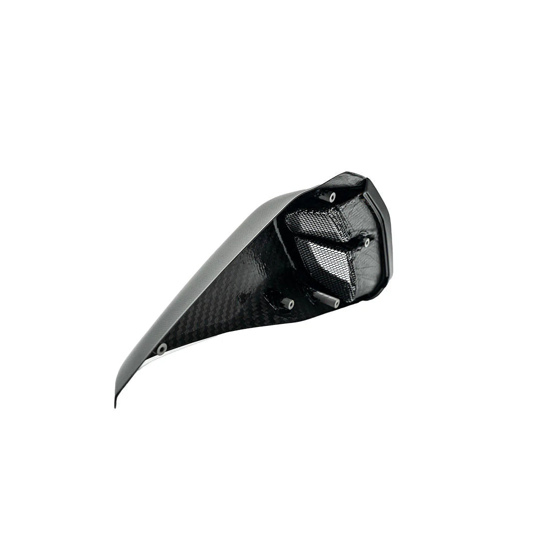 Ilmberger Carbon Fiber Satin Air Intake Set With Mesh For Ducati Diavel V4