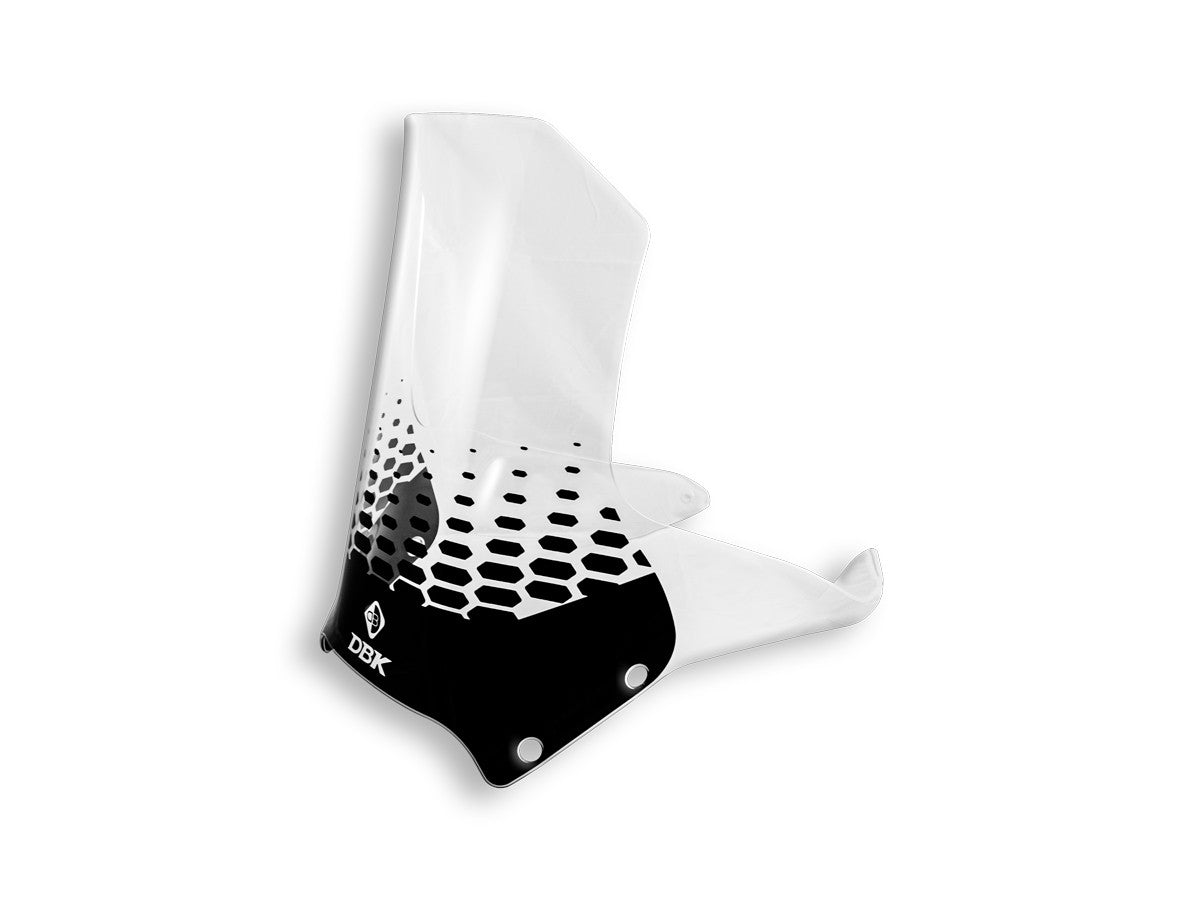 Ducabike DBK CUP24 DesertX Increased Windscreen Maxi Comfort - TRANSPARENT