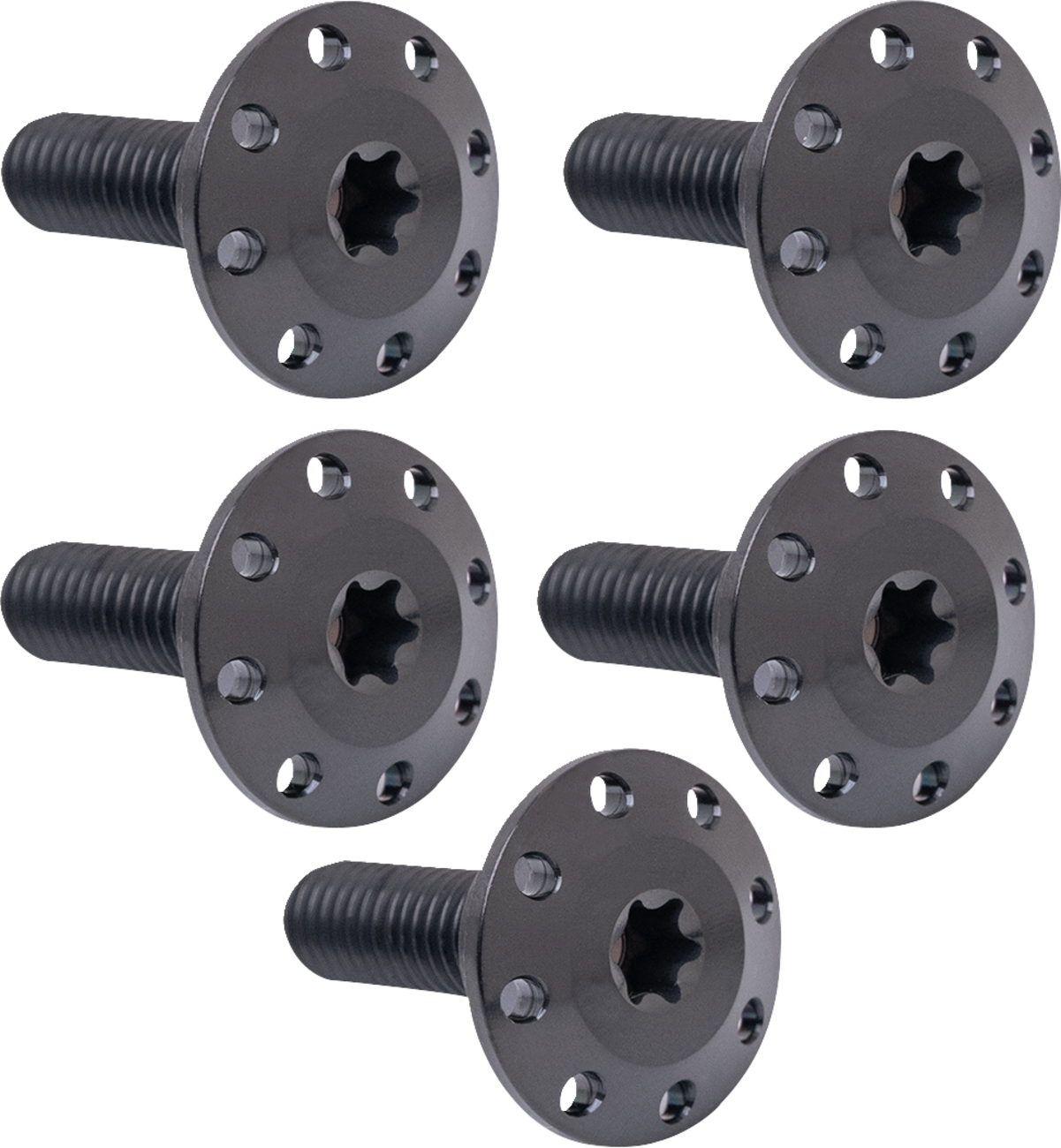 Arlen NESS Bolt Kit - Holeshot/Front/Floating/Brake Rotor - Spoke Mount - Black - 5 Pack