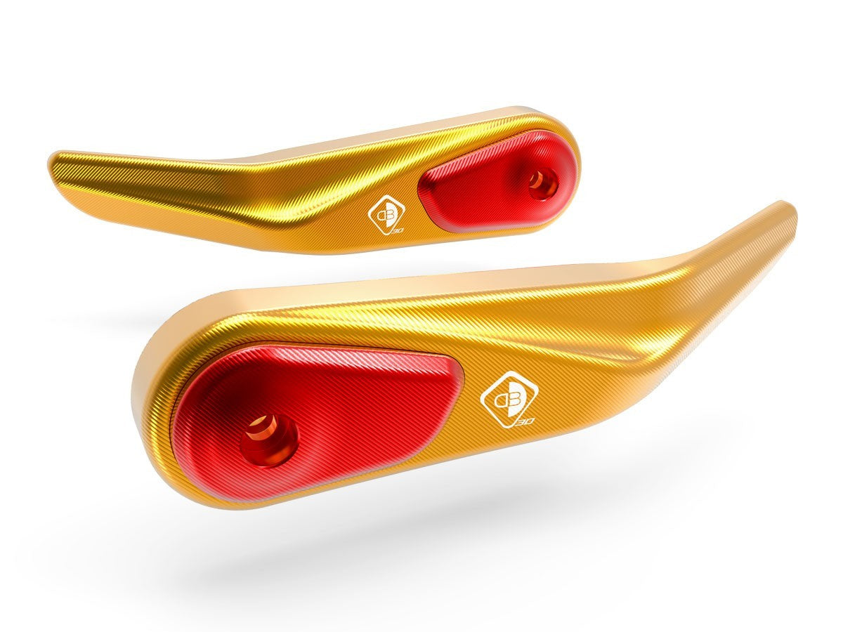 Ducabike DBK SPM02 MTS / HM Handguards Protection - GOLD-RED