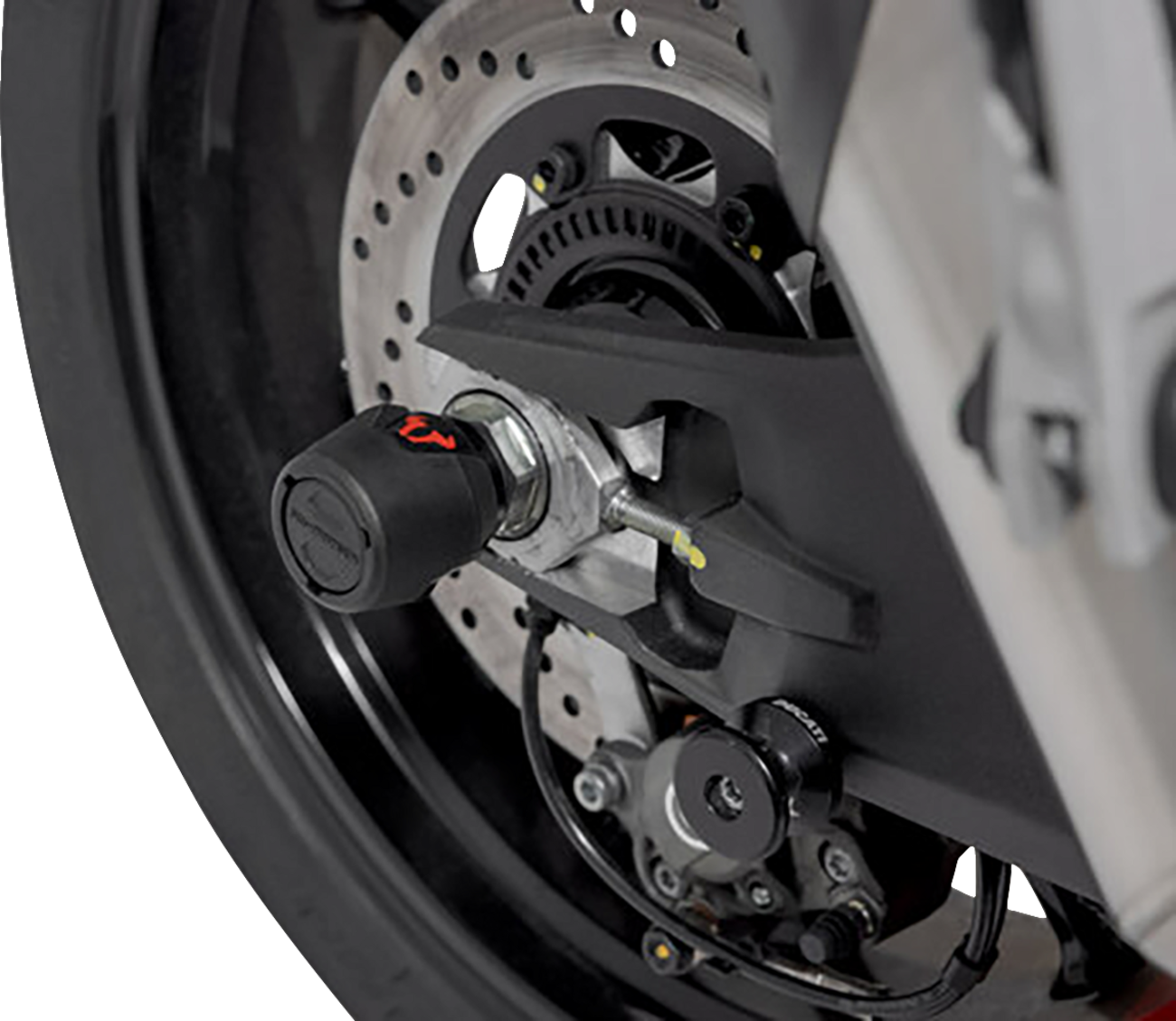 SW-Motech Axle Sliders - Rear - Set - KTM/Ducati/Husqvarna