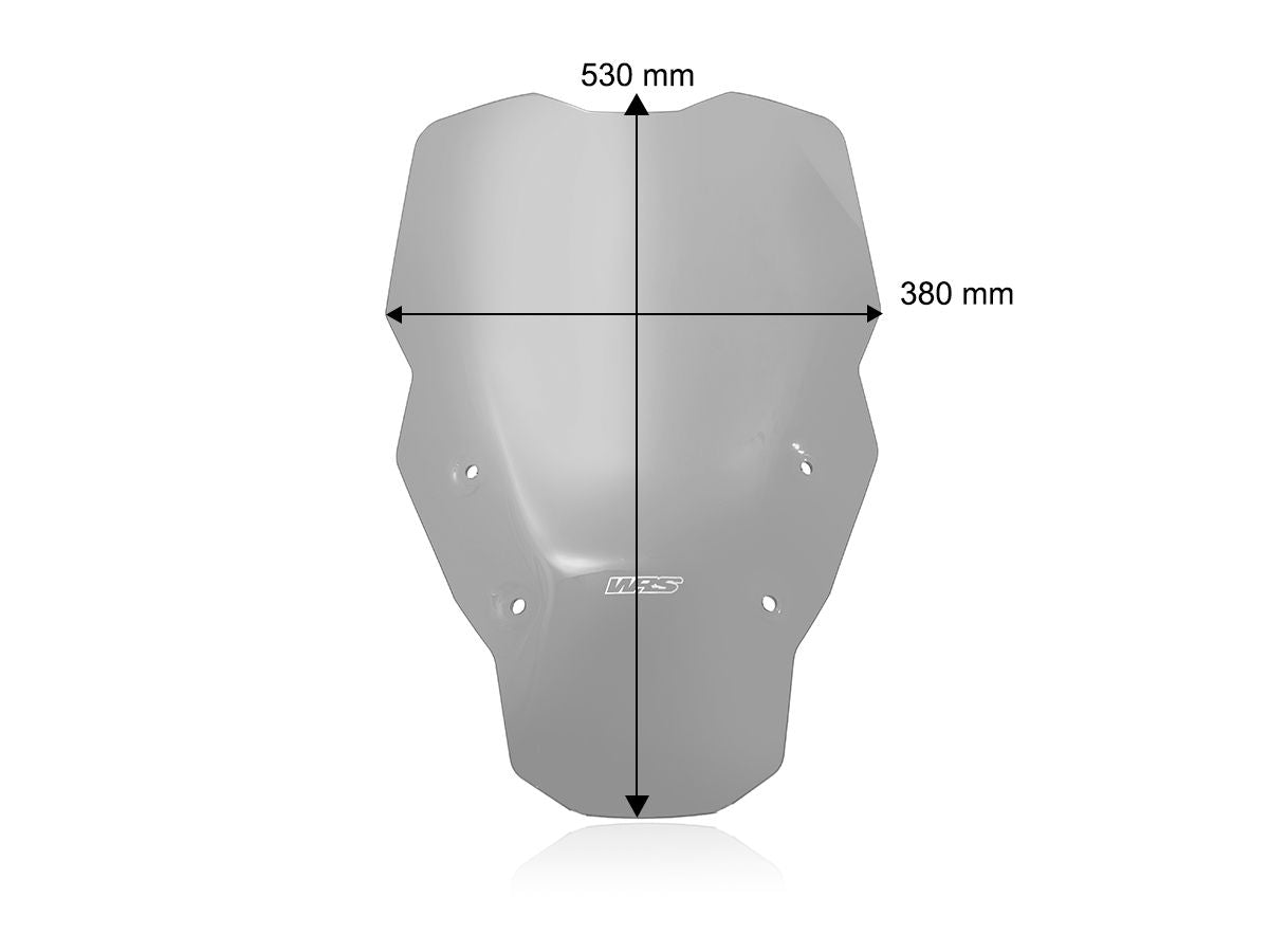 WRS Caponord Windscreen No Radar BMW R 1300 GS 2023-2026