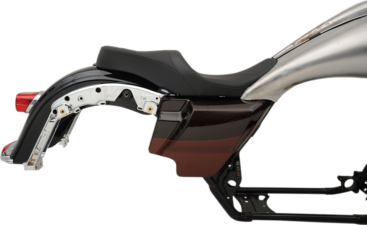 Drag Specialties Seats Low Touring Seat - Solar Reflective - Mild Stitched - Razorback Tanks - FL '08-'23