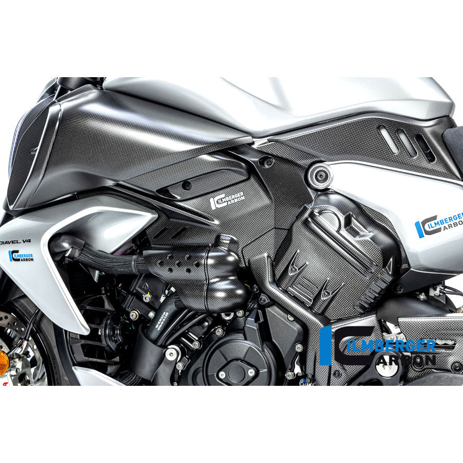 Ilmberger Carbon Fiber Left Side Engine Cover Ducati Diavel V4