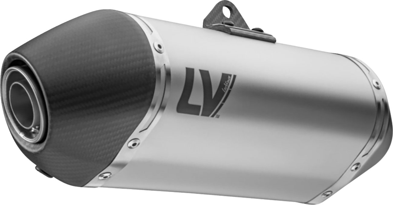 LeoVince LV-14 Slip-On Muffler - Stainless Steel - Tenere 700