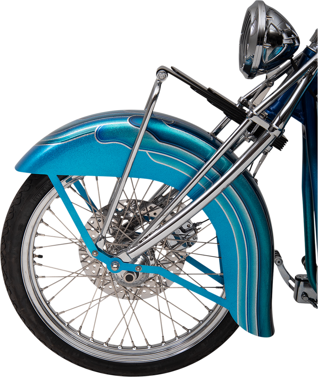 Klock Werks WFB™ Benchmark Front Fender - Black - 21"