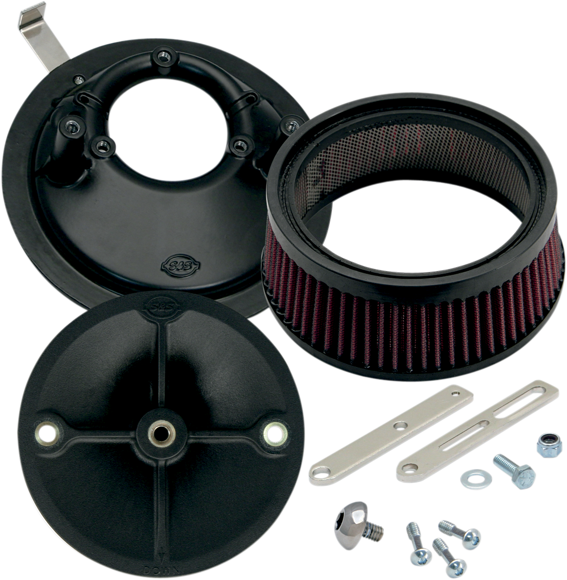 S&S Cycle Super Stock™ Stealth Air Cleaner Kit - Black