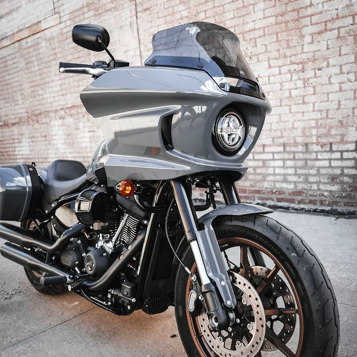 Klock Werks Flare® Windshield - 6" - Dark Smoke - FXLRST