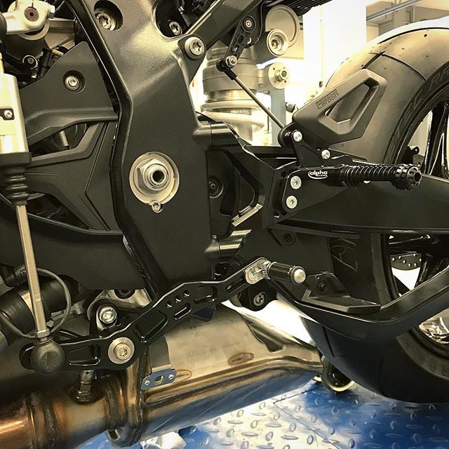 Alpha Racing Adjustable Rearsets For BMW S1000RR M1000RR