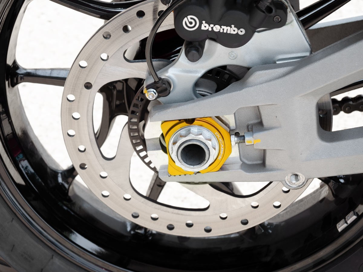 Ducabike DBK CTC01 MTSV4 Chain Adjuster Kit - GOLD