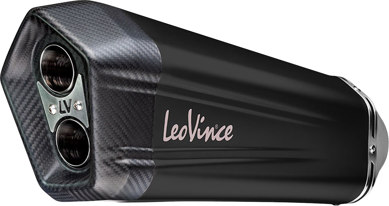 LeoVince LV-12 Black Edition Slip-On Muffler - R1200GS/Adventure