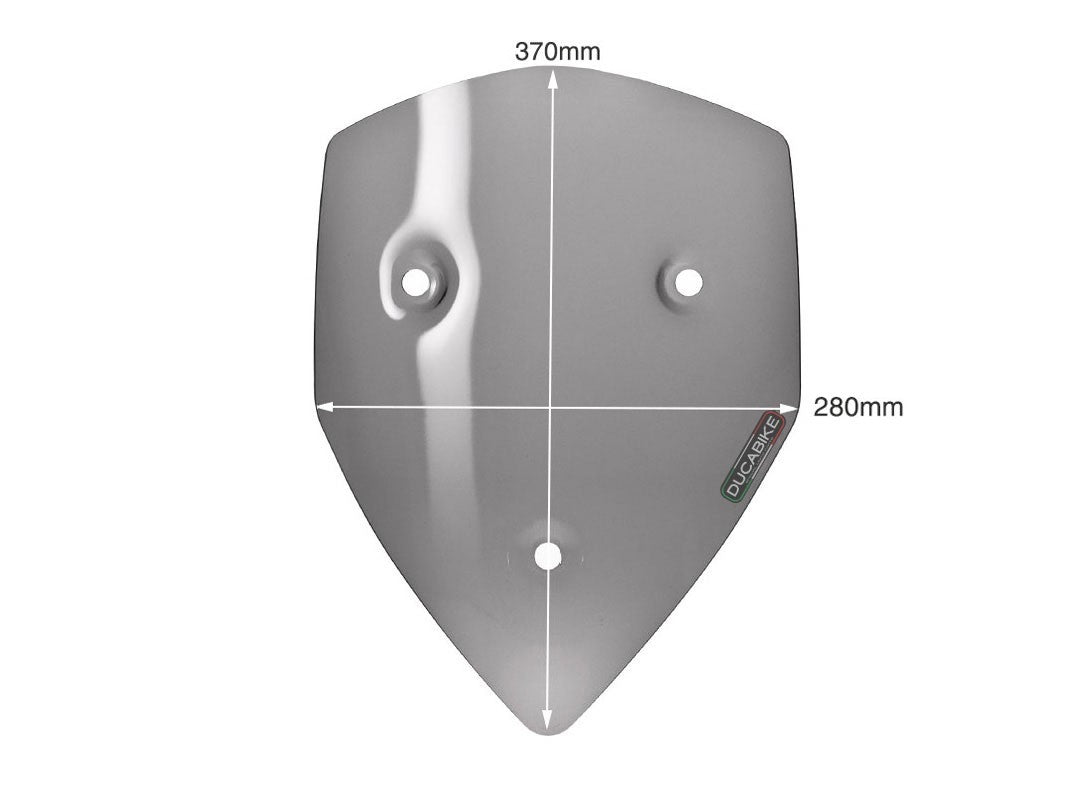 Ducabike DBK CUP02 MTS 1200 10/12 Sport Windscreen - SMOKE