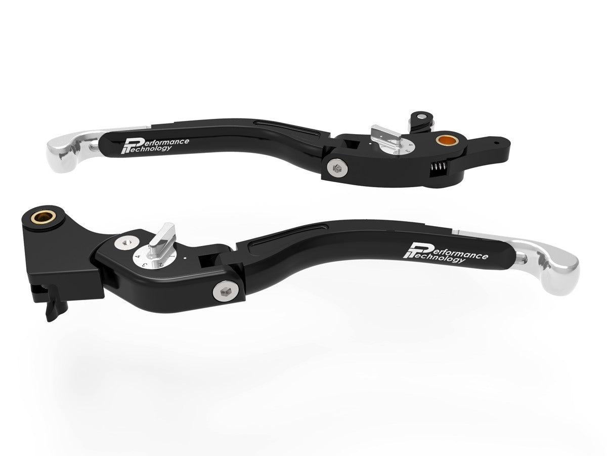 Ducabike DBK LEA19 BMW Brake / Clutch Adjustable Levers Eco GP 2 - BLACK-SILVER