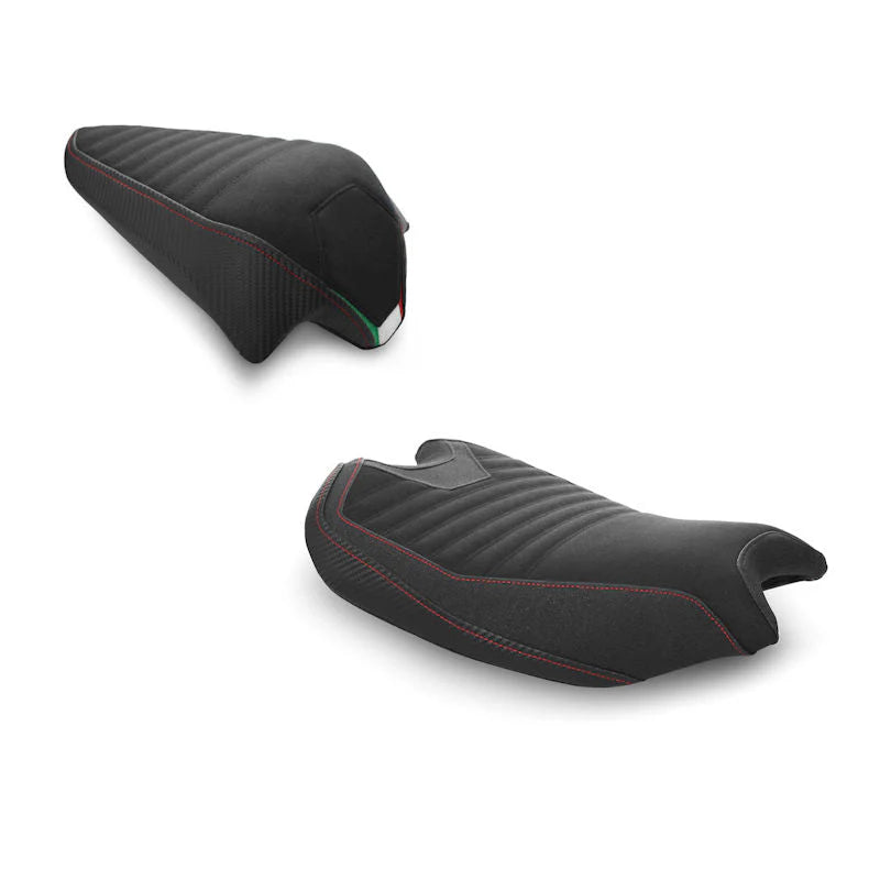 Luimoto Corsa Black Seat Cover For Ducati Panigale V2 - Yes / Rider+Passenger