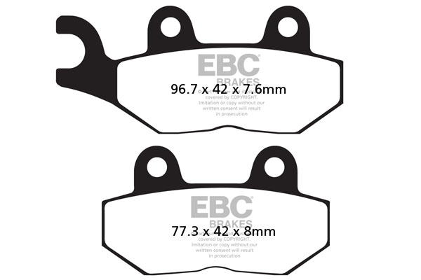 EBC Brakes Organic Brake Pads