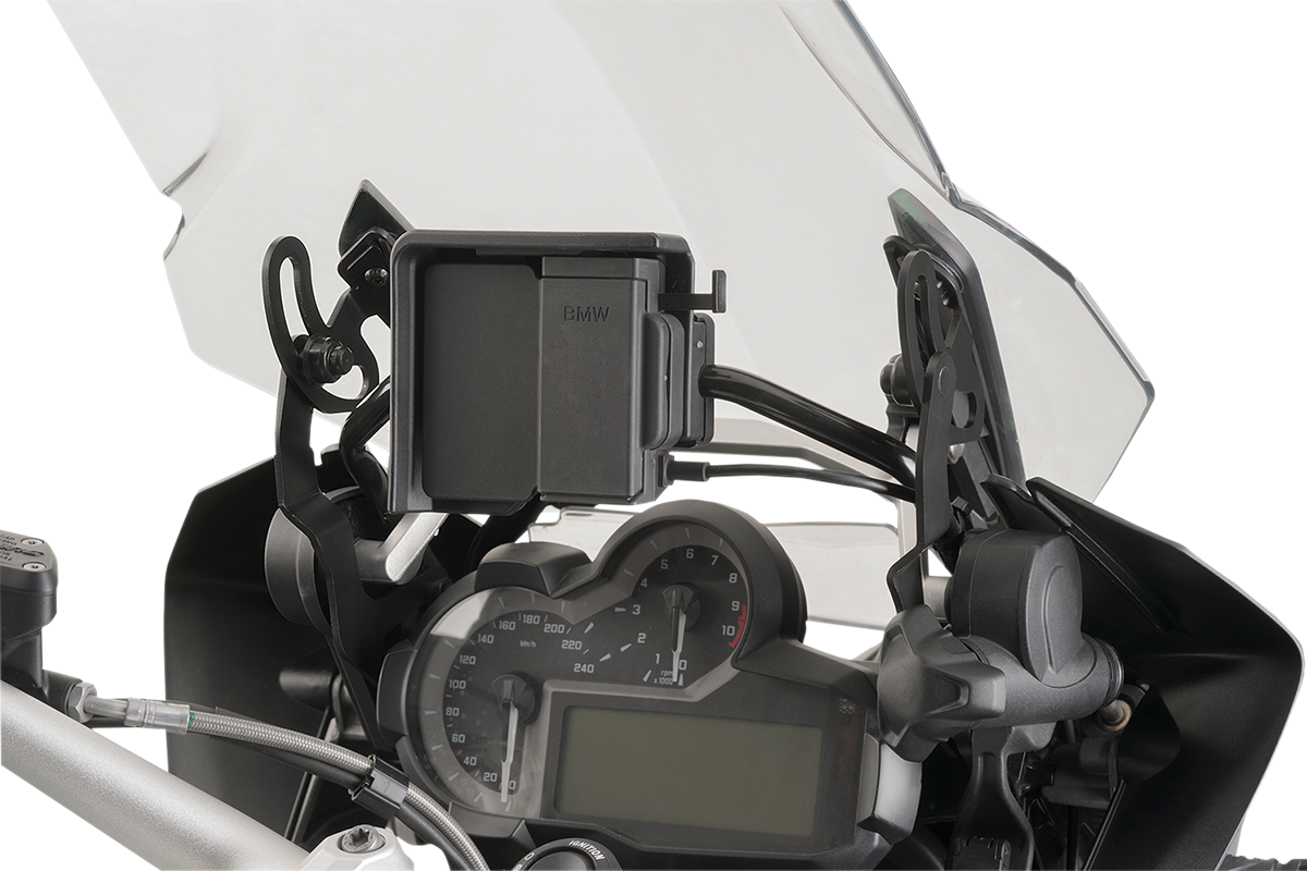 PUIG HI-Tech Parts Support Bracket - Black - R1200GS/R1250GS