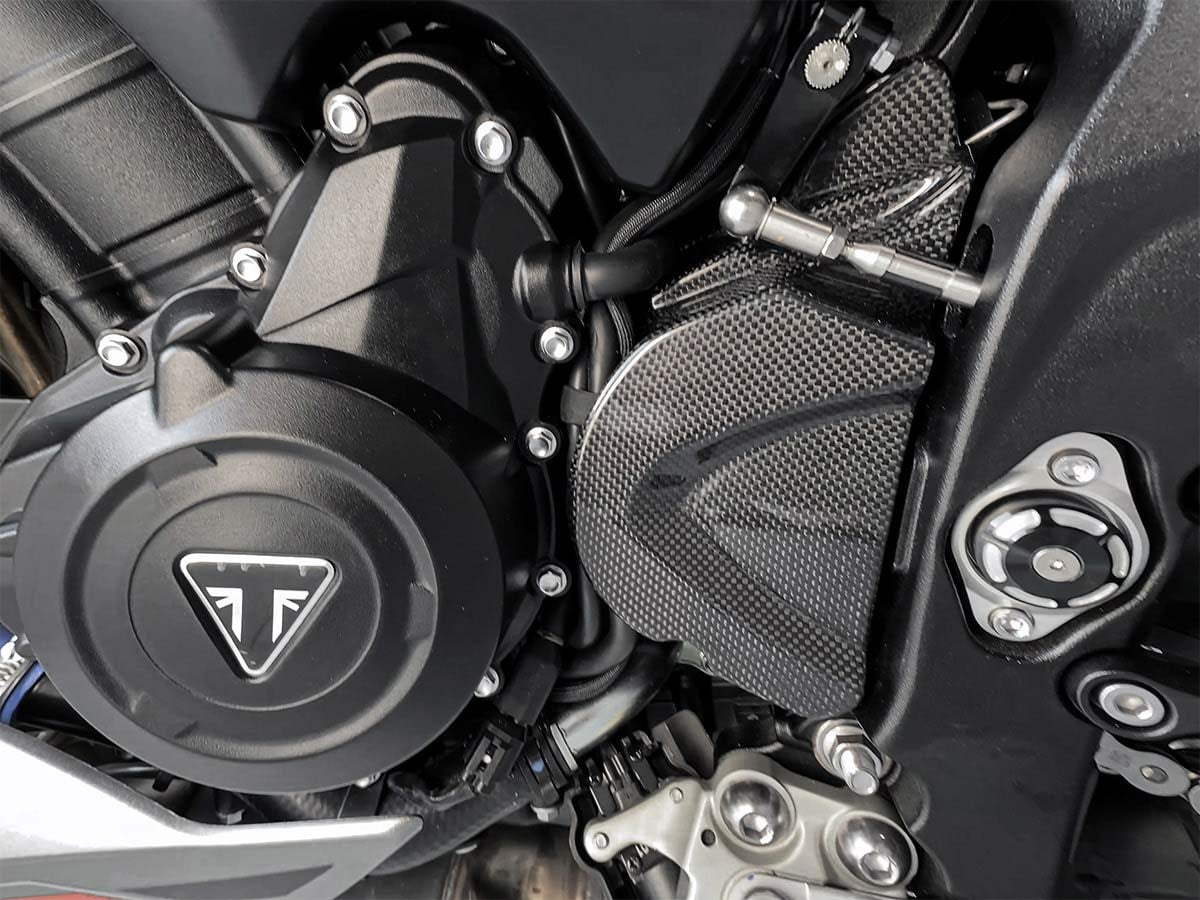Ducabike DBK CRB94L Triumph Street Triple Glossy Carbon Sprocket Cover