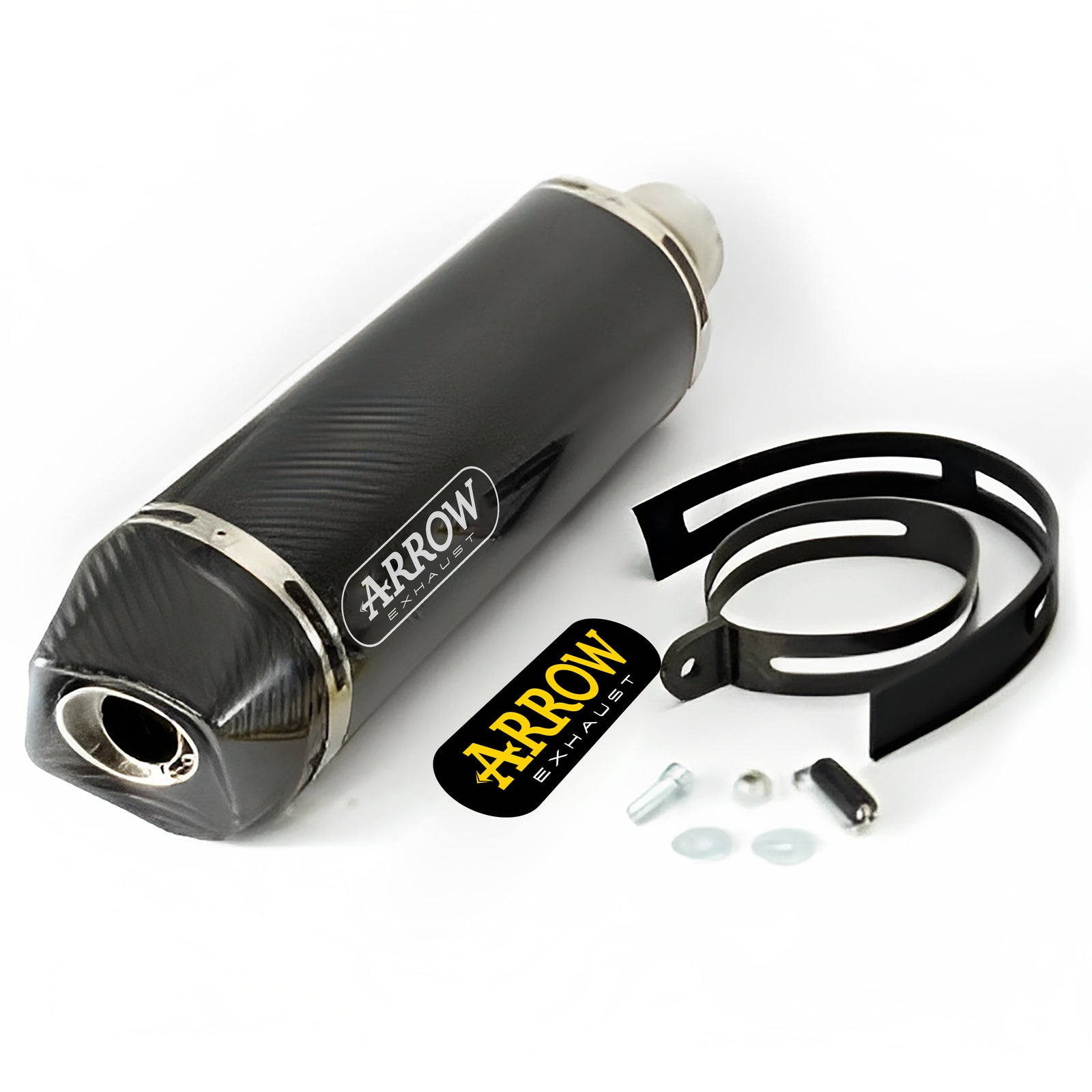 Arrow 71744MK Race-Tech Approved Carbon Slip On With Carbon End Cap