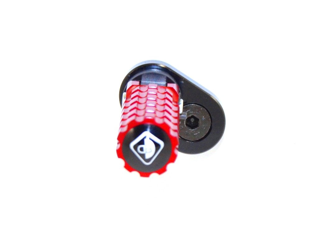 Ducabike DBK PPSCRA01 Adjustable Foot Pegs Scrambler - RED