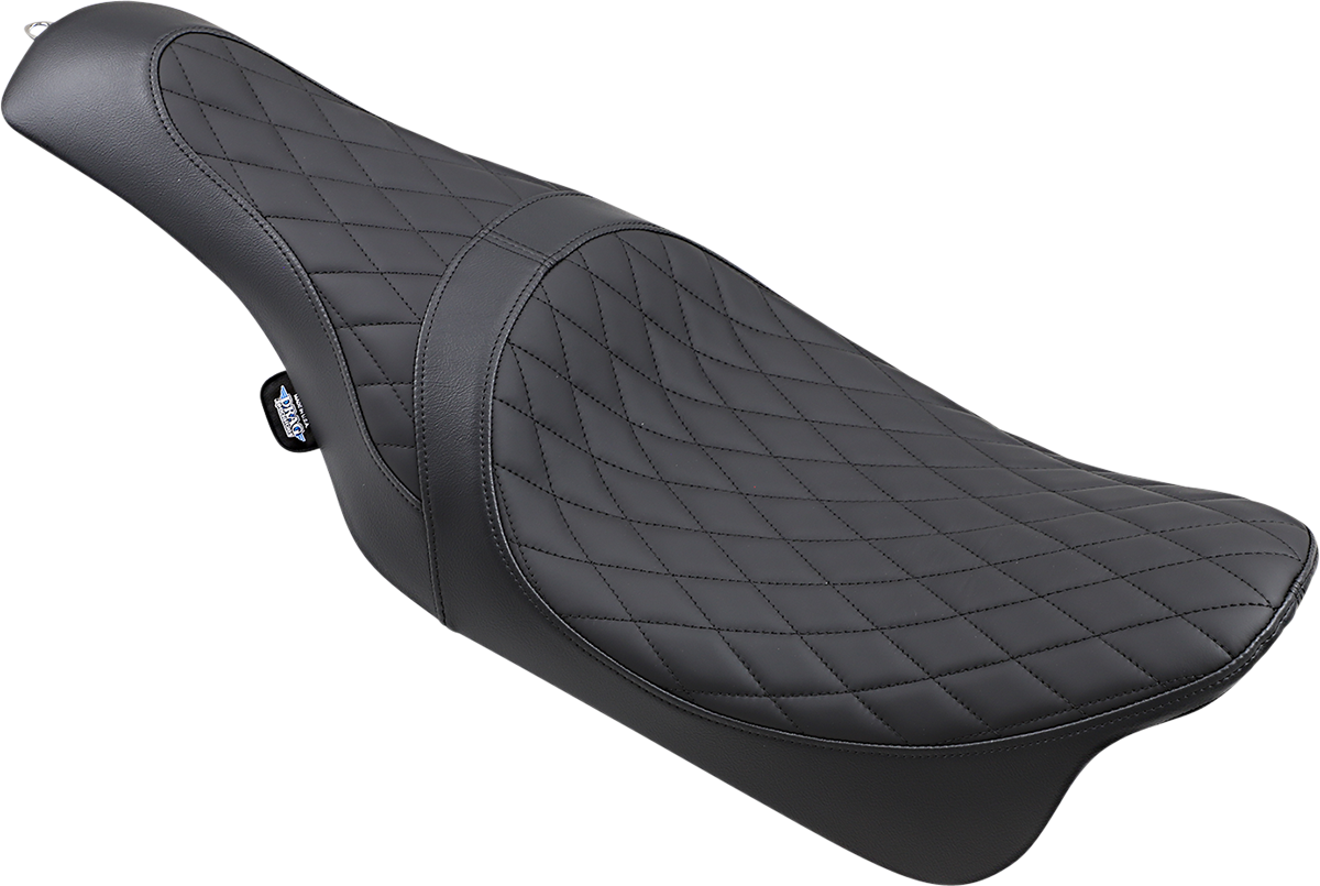 Drag Specialties Seats Caballero Seat - Solar Reflective Leather - Diamond Stitch - FL '08-'23