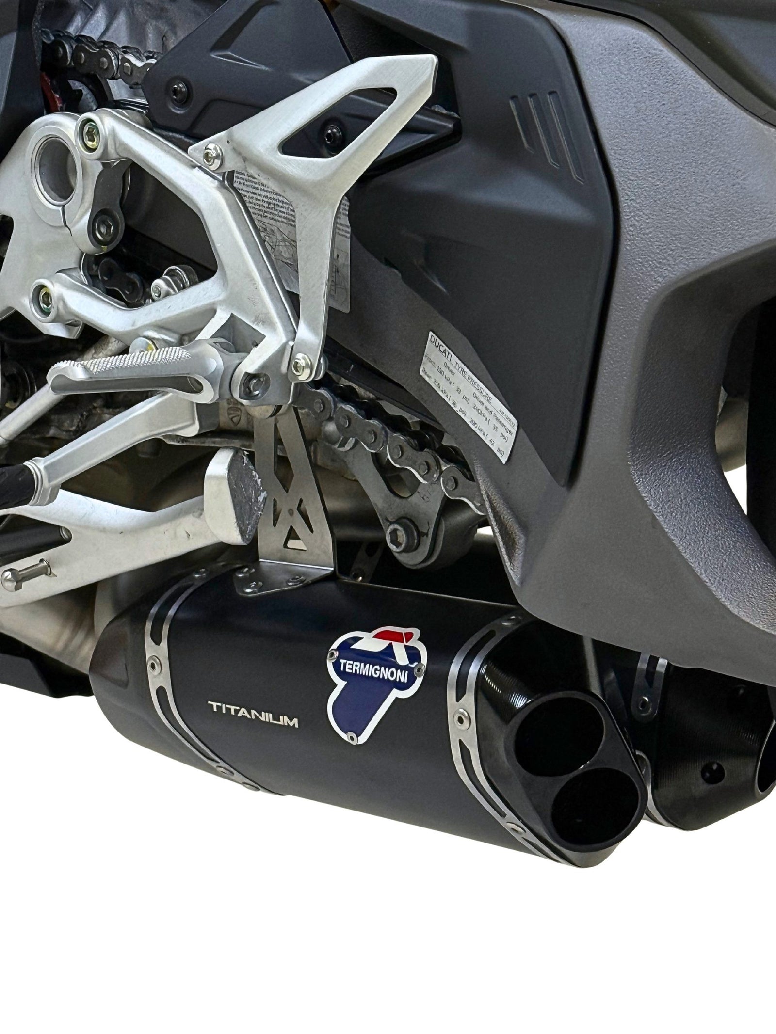Termignoni D23509440INA Silencers Black Panigale V4/Streetfighter V4 MY25