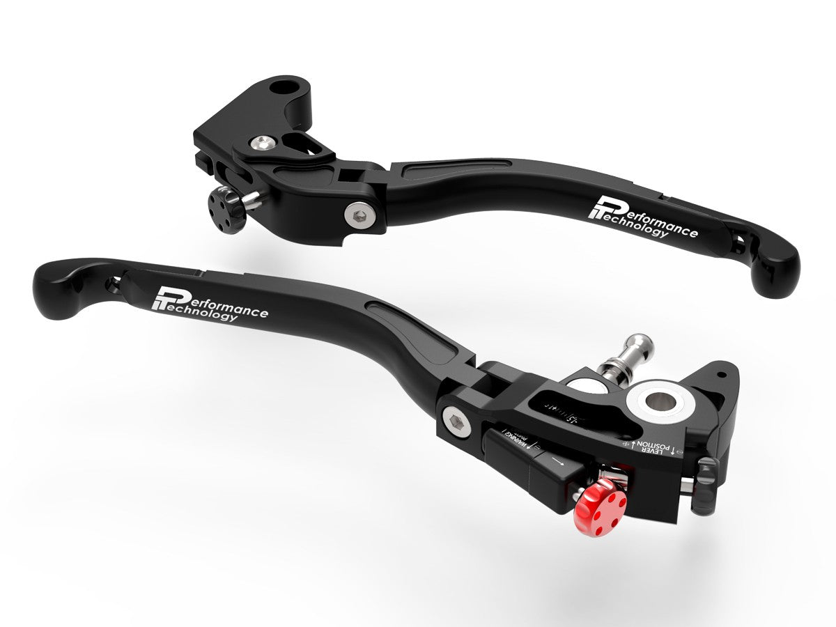 Ducabike DBK L13 Ultimate Brake + Clutch Levers Double Adjustment - BLACK-BLACK