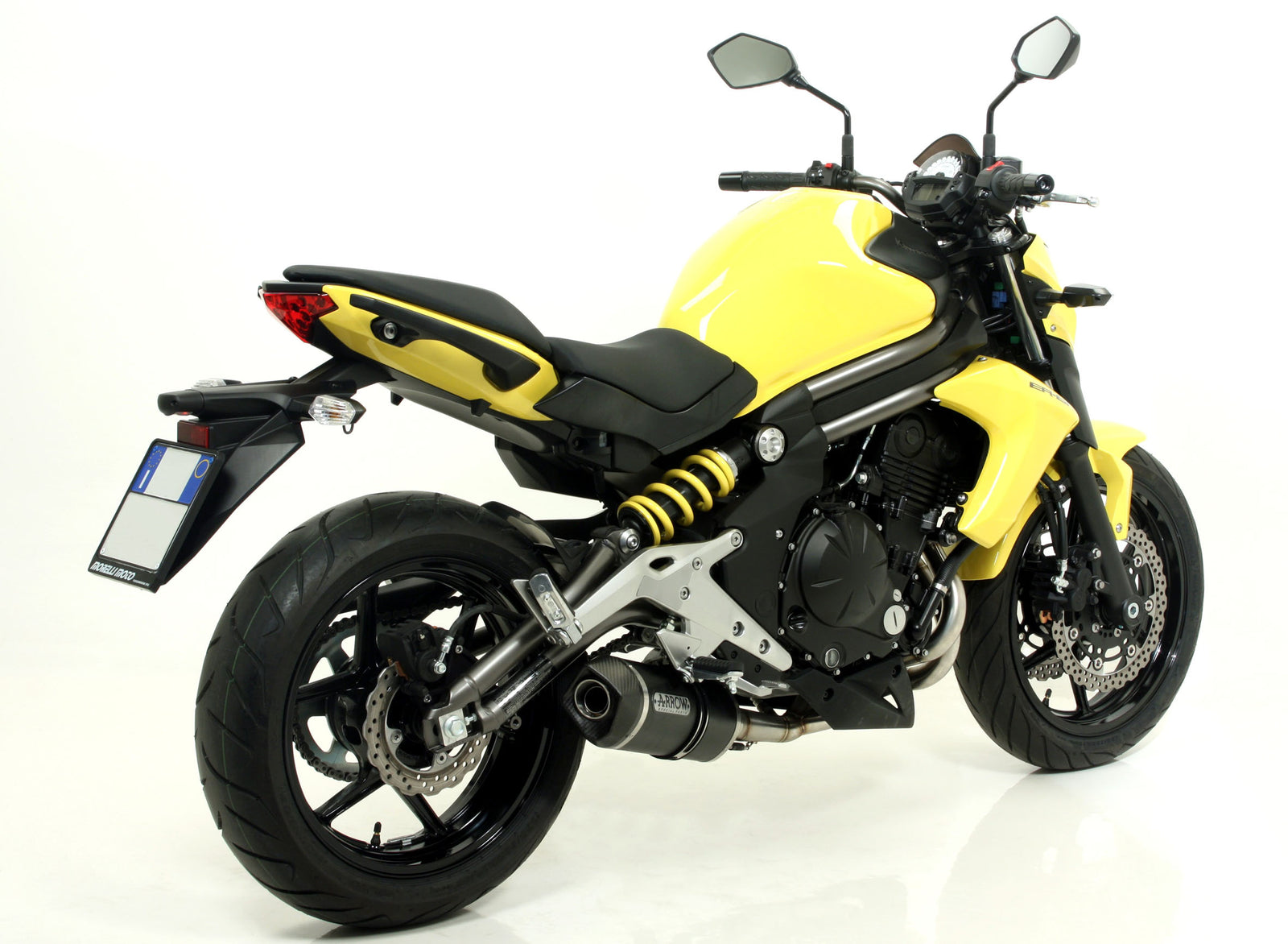 Race-Tech Aluminium Dark" Slip On With Carbon End Cap"