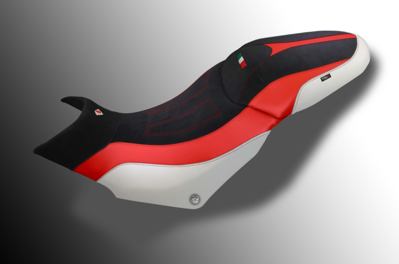 Ducabike DBK Csmtsc95 MTS 950 Comfort Seat Cover - BLACK-RED-WHITE