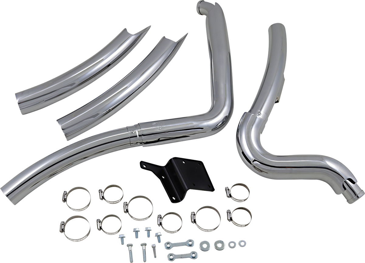 Vance & Hines Big Radius Chrome Exhaust