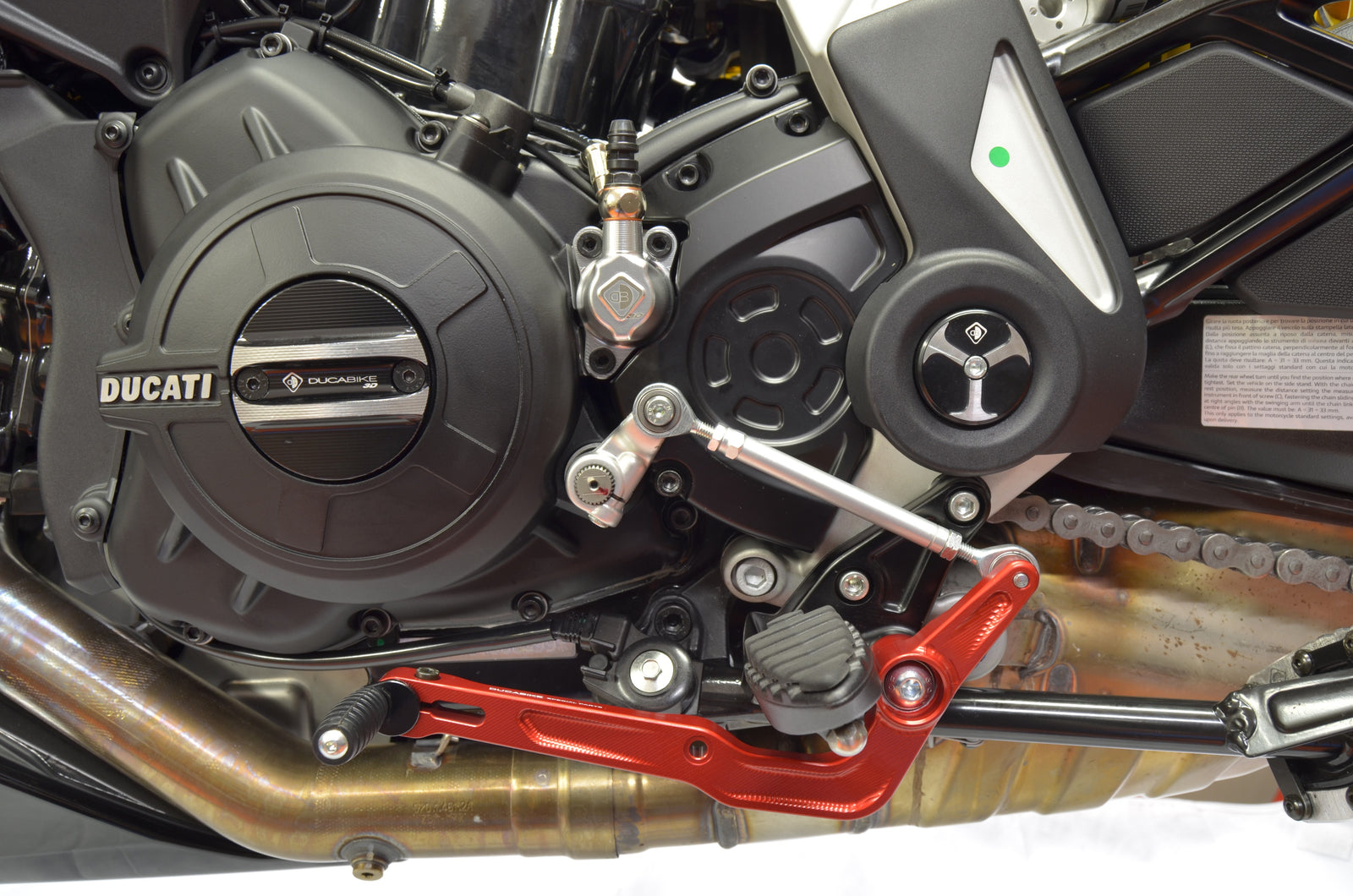 Ducabike DBK RPLC24 Diavel 1260 Shift Lever - RED