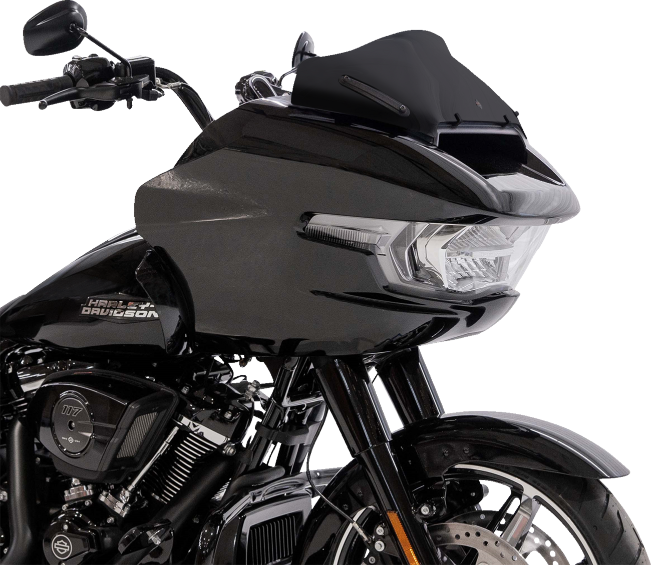 Klock Werks Sport Flare® Windshield - 8" - Black - FLTR