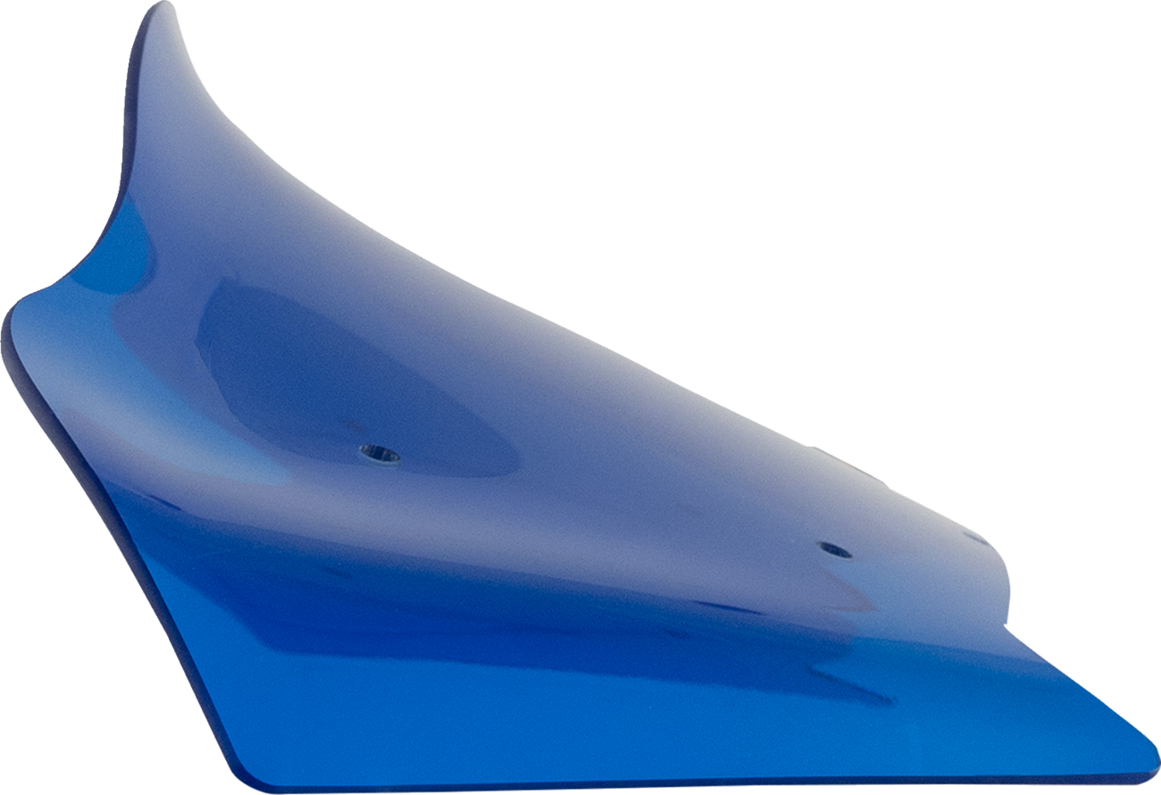 Klock Werks Kolor Flare® Windshield - 8" - Blue - '23-'25 FLHX