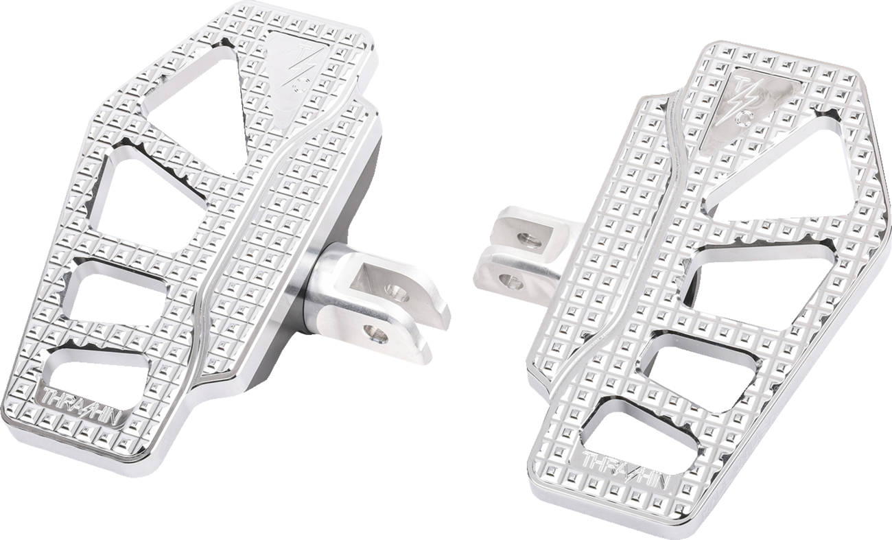 Thrashin Supply CO. Apex Mini Floorboards - Driver - Chrome