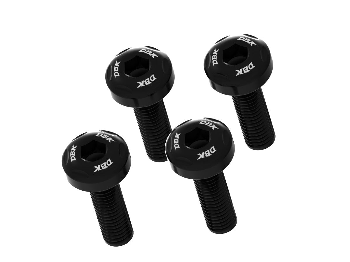 Ducabike DBK KVT78 HM 698 Upper Exhaust Cover Screw Kit - Black
