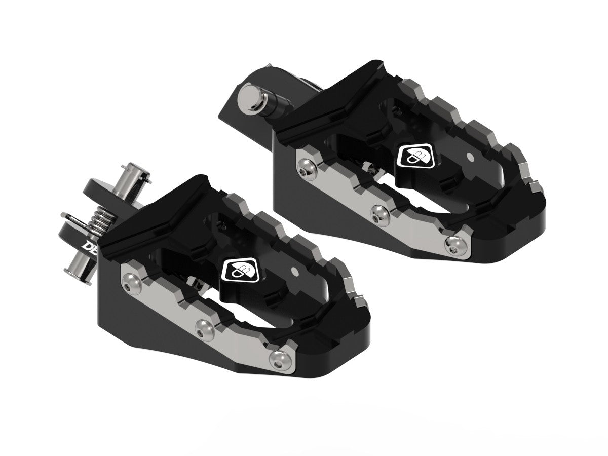 Ducabike DBK PPDV12 DUCATI OFF-ROAD PILOT FOOTPEGS KIT (PIN Ø8mm.) - BLACK