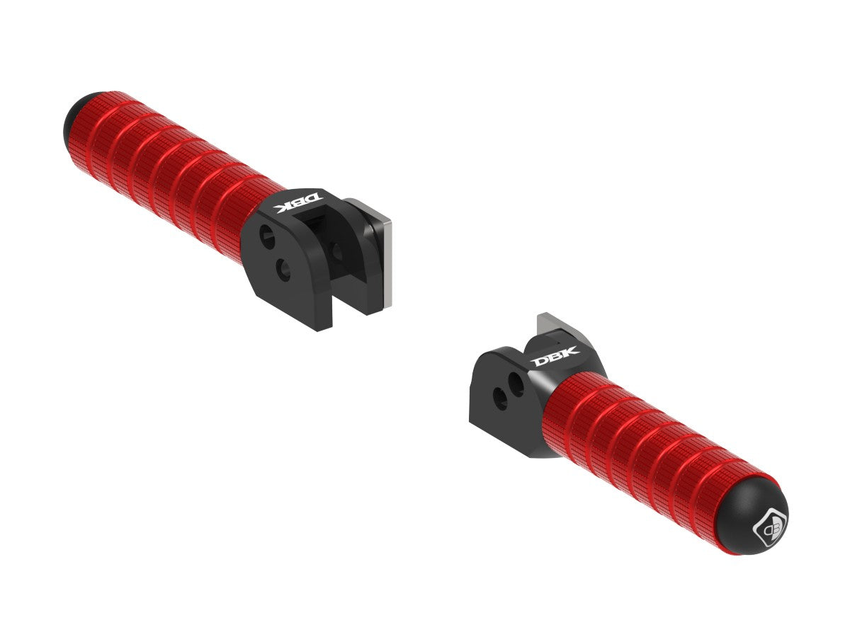 Ducabike DBK PPDVP10 HM 698 Sport Passenger Footpegs - RED