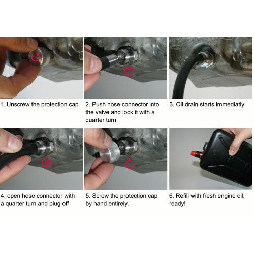 Stahlbus Quick Release Oil Drain Valve for BMW S1000RR HP4 S1000XR
